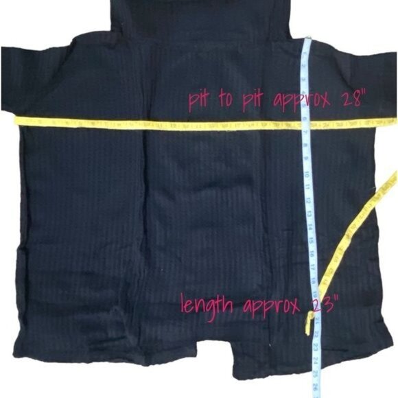 Free People Juicy Sweater Long Sleeve Cowl Neck Black S - Picture 6 of 10